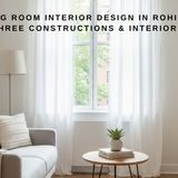 Living Room Interior Design in Rohini  Shree Constructions & Interior