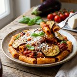 Pasta alla Norma: la ricetta originale siciliana con melanzane fritte