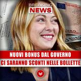 Nuovi Bonus Dal Governo: Ci Saranno Sconti Nelle Bollette!