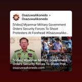[Video] Myanmar Military Government Orders Security Forces To Shoot Protesters At Forehead #OsazuwaAkonedo #whatshappeninginmyamar #RejectMi