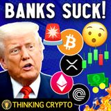 TRUMP CALLS OUT BANKS FOR BLOCKING CRYPTO MARKET STRUCTURE BILL!