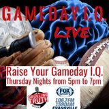 Gameday IQ.  Learn about sports history and trivia on this week's show and much more