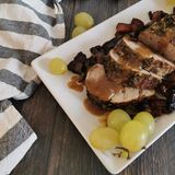 LONZA DI MAIALE IN SALSA DI UVA