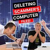 SCAMMER CRIES AS WE DELETE HIS FILES (Computer Locked)