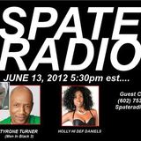 Spate Radio Men In Black 3 edition with Actor Tyrone Turner