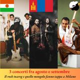 3 concerti rock fra agosto e settembre 2024