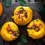 Bun alla zucca ripieni