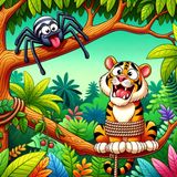 Cómo Anansi ató al tigre | Cuentos De La Selva