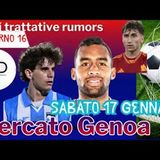 MERCATO GENOA: SABATO 17 Gennaio BALDANZI DAGASSO CASSERES le ultime. Due ufficializzazioni vicine