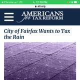 Fairfax Virginia is about to start changing a rain tax