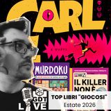 Guida ai libri "giocosi" per l'estate 2026: Dungeon Crawler Carl, Murdoku, Il killer non è alice, La nave di Teseo.