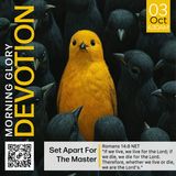 MGD: Set Apart For The Master