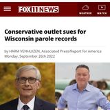 Conservative outlet Wisconsin Right Now sues for Wisconsin parole records