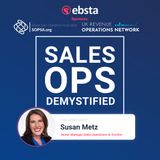 Progression in a Sales Ops Role with Susan Metz, Senior Manager, Sales Operations at Turnitin