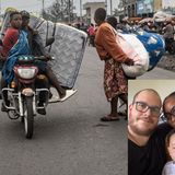 Marco, Arielle e il piccolo Gaetano: l’arrivo in Italia dopo la fuga da Goma. Ma il cuore è in Congo