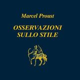 Massimo Carloni "Osservazioni sullo stile" Marcel Proust