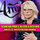 Amici 25, caos in studio: prof in guerra e allievi a rischio