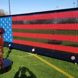 Flag Made From Dog Tags Of Fallen Soldiers Comes To Weymouth
