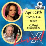 Live Thursday Billy Dees and Shamanisis - College Campuses, Biden, and the TikTok Ban