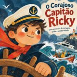 Capitão Ricky e o Desafio da Grande Tempestade no Mar ｜【Conto infantil】