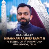 Delhi, January 01, 2024: Discourse by Nirankari Rajpita Ji