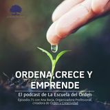 ep. 71 con Ana Barja, Organizadora Profesional creadora de Orden y Creatividad