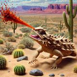 Why do some lizards squirt blood from their eyes?