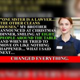 My Brother Called Me a Maid at Christmas… 8 Heard My Reply | family drama story