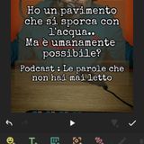 Episodio 1535 - Ho un pavimento che si sporca con l'acqua...ma è umanamente possibile? 4tu