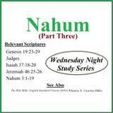 Wednesday Night Study Series - Nahum Part 3 - Weed, Women in Combat, NFL