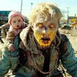 A dad afflicted with the zombie plague is searching for a safe haven for his infant daughter