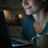 Smile Held at the Screen — The Somatic Compass