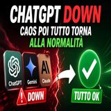 ChatGPT down insieme a Gemini e Claude
