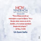 Un buen baño ~ Devocional de Jóvenes ~ 20 de junio 2025