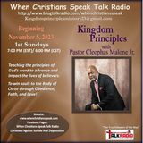 New Broadcast: Kingdom Principles with Pastor Cleophas Malone Jr.