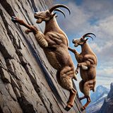 Why do goats laugh at gravity?