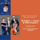 Episode #320: Branden + James & Effie Passero TALK CelloVoci & Carnegie Hall Debut