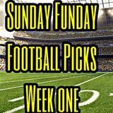 Sunday Funday NFL Gambling Picks Week 1