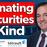 Donating Securities In Kind