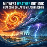 Chicago, St.Louis September 18th The Great Midwest Flip-Flop: Heat Dome Collapses, Floods Emerge