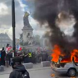 Francia, proteste contro il caro vita: 160 fermati, tensioni a Parigi