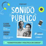 Domingo Lovera y Claudio Alvarado en "Constitución y política en juego"