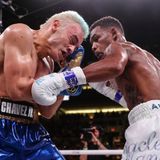 Ringside Boxing Show: Junior shows up fat, surrenders $1M, quits after 5 .. Charlo avenges Harrison .. BoMac on Crawford
