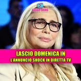 Mara Venier lascia Domenica In: l'annuncio shock in diretta tv