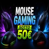 Mouse gaming sotto 50 euro- i 5 migliori su Amazon nel 2026