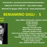 Lirica di tutto un po' - Beniamino Gigli quinta puntata