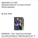The Governor: A review of Evers’ official calendars