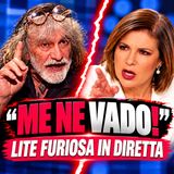 Bianca Berlinguer sbotta con Mauro Corona dopo il guasto: “Basta con i ricatti”