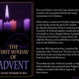 Advent Sunday 1 Year a