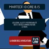 DANNI DA LOCAZIONE E SOLIDARIETÁ | REATI E REVOCA AMMINISTRATORE - Martedi 10 Aprile 2018 #Svegliatiavvocatura